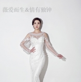 薇愛新款時尚貼身婚紗禮服打造優(yōu)雅女神
